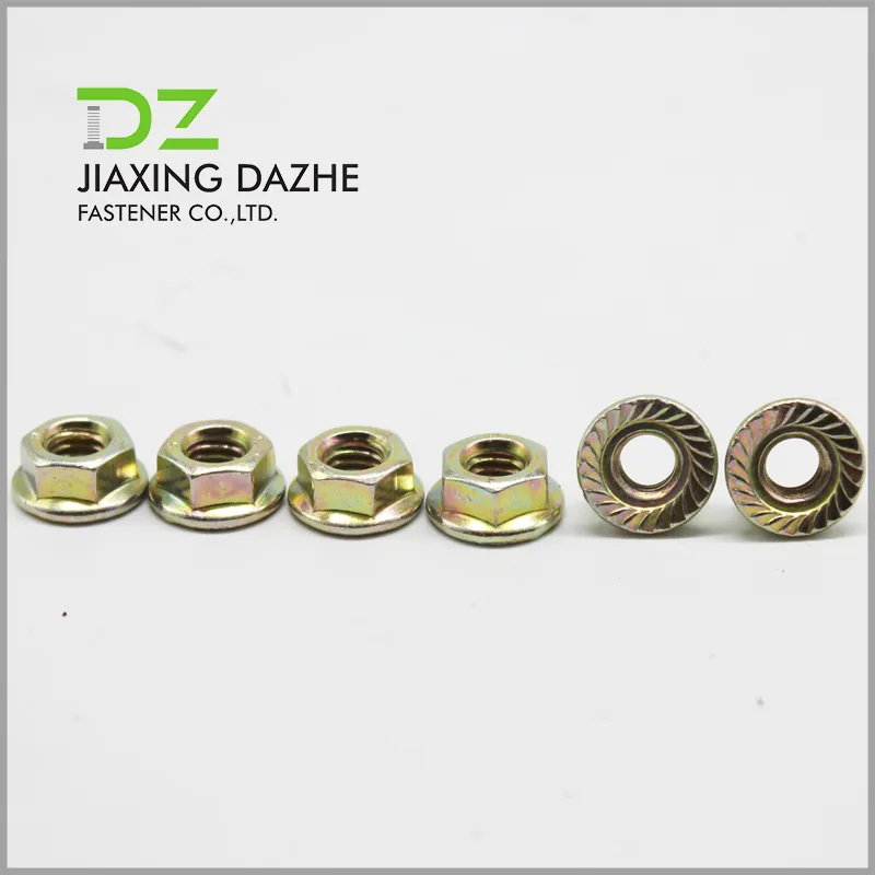 DIN6923 صامولة شفة فولاذية